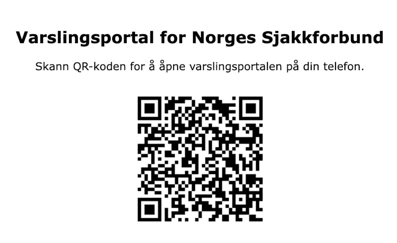 QR-kode for varsling